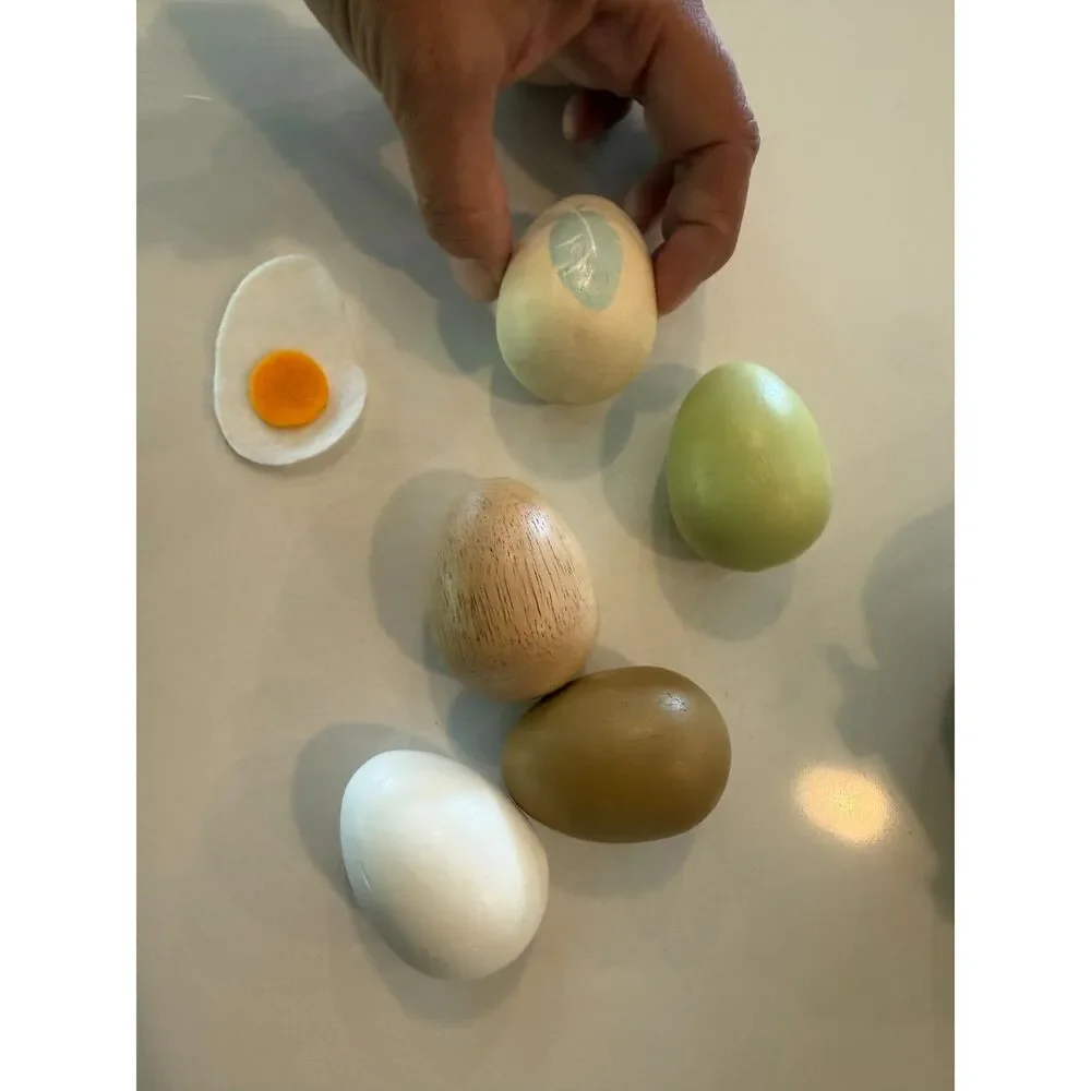 Tender Leaf Wooden Toy Eggs and Carton